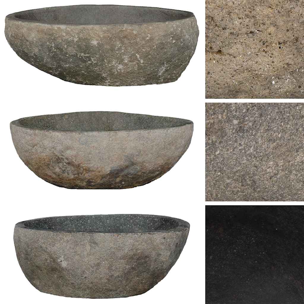 Basin River Stone Oval (29-38)x(24-31) cm