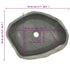 Basin River Stone Oval (45-53)x(34-41) cm