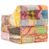 Modular Pouffe Patchwork Fabric