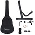 12 Piece Western Acoustic Cutaway Guitar Set with 6 Strings 38"