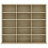 CD Cabinet Sonoma Oak 102x23x89.5 cm Engineered Wood