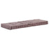 Pallet Floor Cushions 2 pcs Cotton Taupe