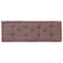 Pallet Floor Cushions 2 pcs Cotton Taupe