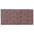 Pallet Floor Cushions 2 pcs Cotton Taupe