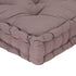 Pallet Floor Cushions 2 pcs Cotton Taupe