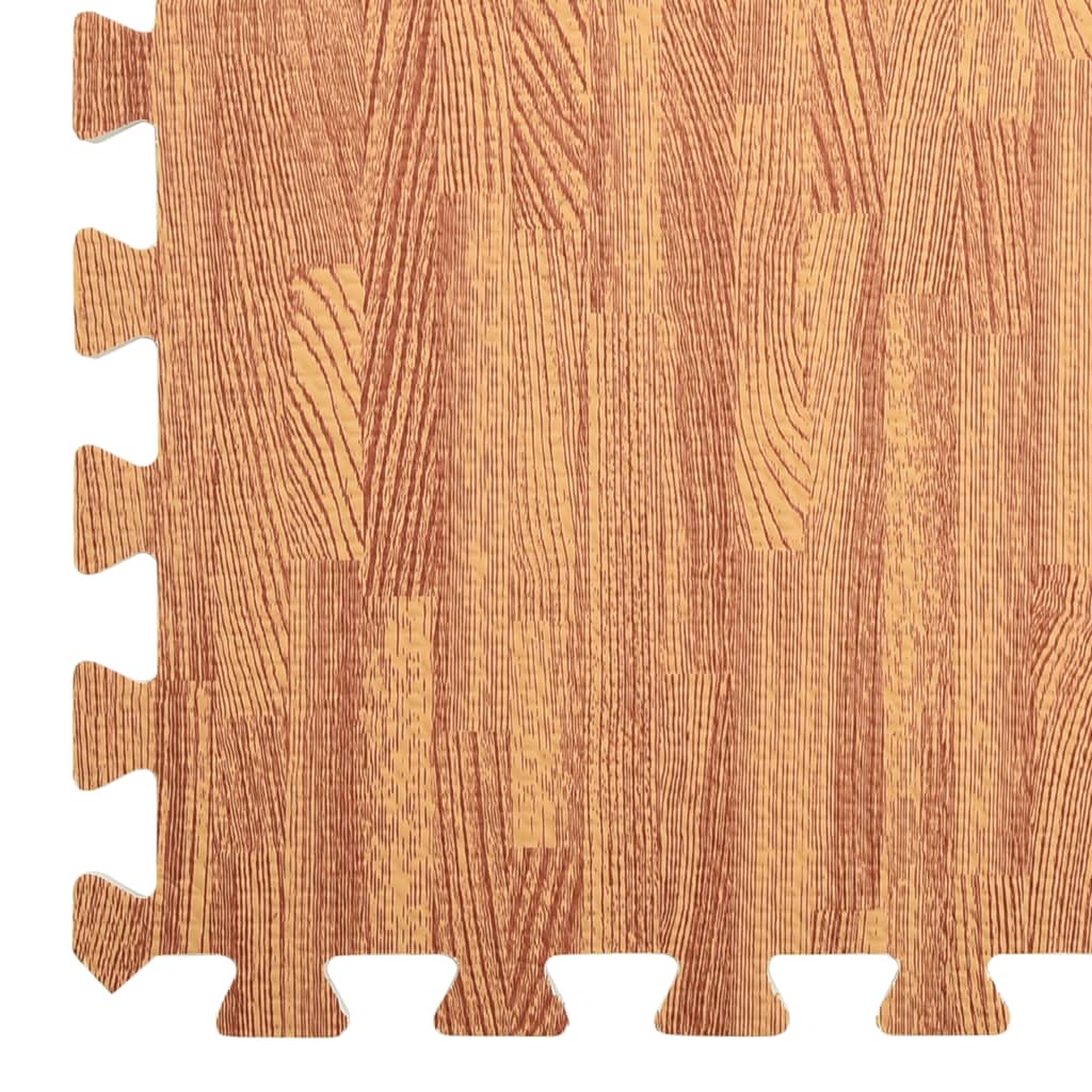 Floor Mats 6 pcs Wood Grain 2.16 m² EVA Foam