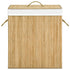 Bamboo Laundry Basket with 2 Sections 100 L