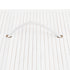 Bamboo Laundry Basket with 2 Sections White 72 L