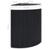 Bamboo Corner Laundry Basket Black 60 L