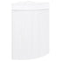 Bamboo Corner Laundry Basket White 60 L