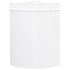 Bamboo Corner Laundry Basket White 60 L