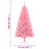 Artificial Christmas Tree with Stand Pink 150 cm PVC