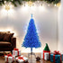 Artificial Christmas Tree with Stand Blue 150 cm PVC