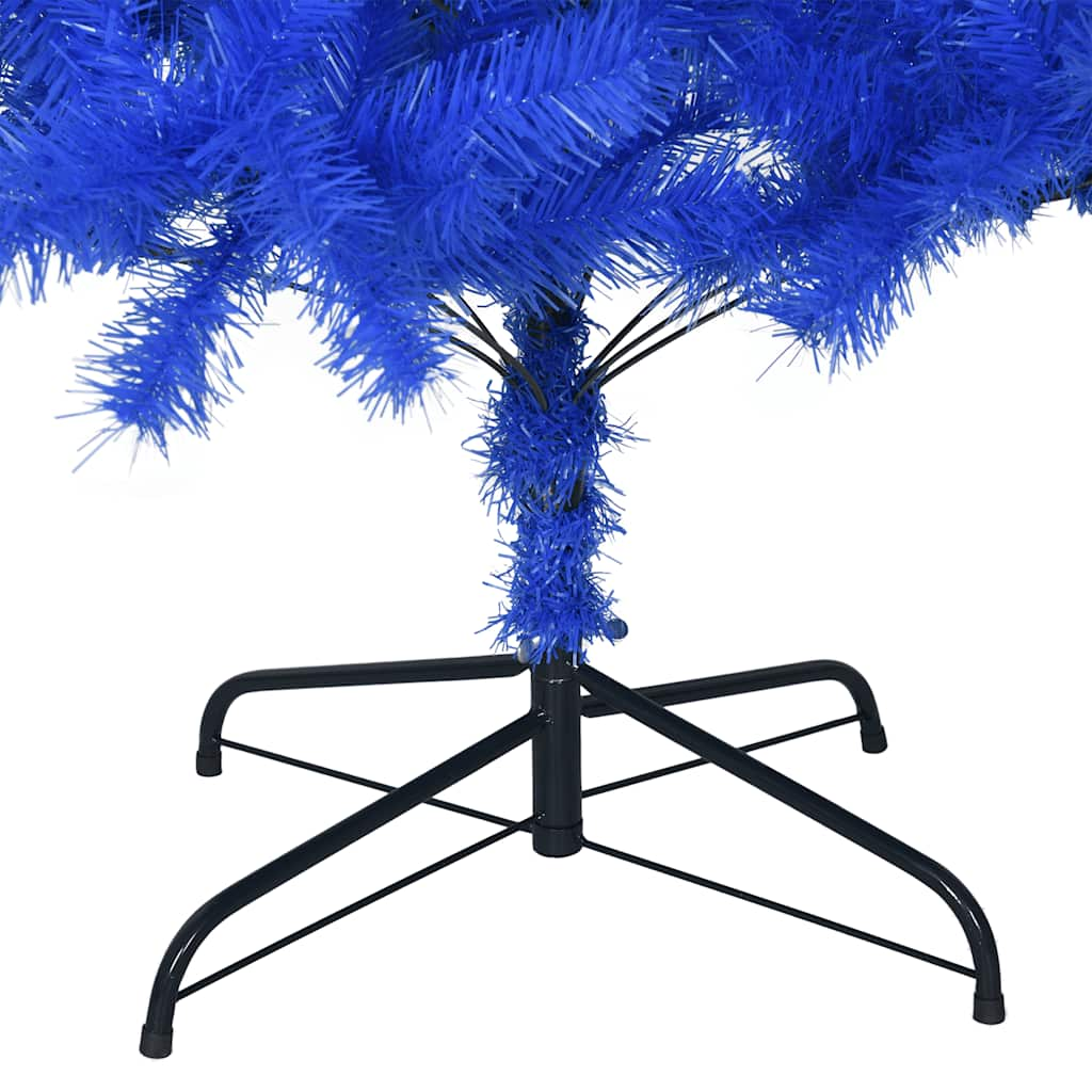 Artificial Christmas Tree with Stand Blue 180 cm PVC