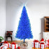 Artificial Christmas Tree with Stand Blue 180 cm PVC