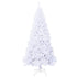 Artificial Christmas Tree with Thick Branches White 240 cm PVC