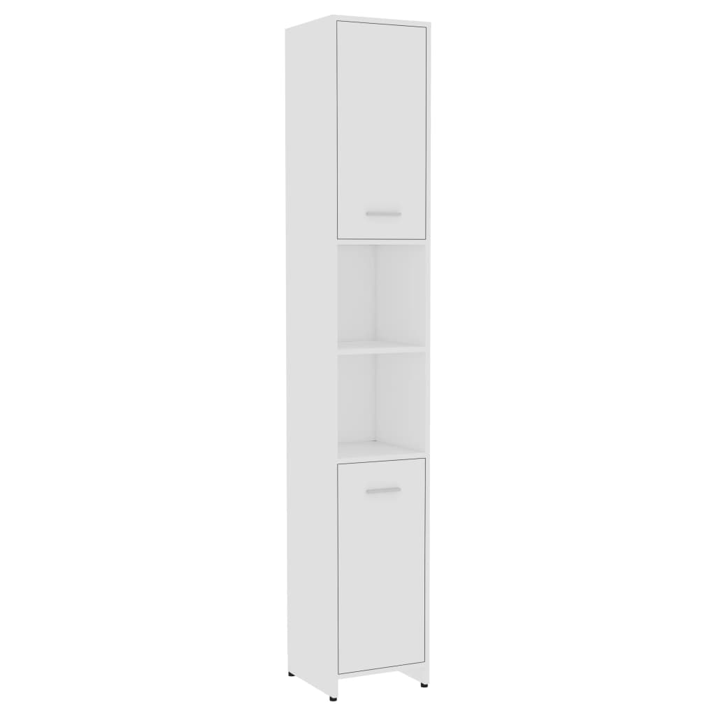 Bathroom Cabinet White 30x30x183.5 cm Engineered Wood