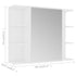 Bathroom Mirror Cabinet White 80x20.5x64 cm Engineered Wood