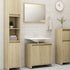 Bathroom Furniture Set Sonoma Oak Engineered Wood