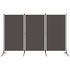 3-Panel Room Divider Anthracite 260x180 cm