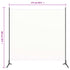 Room Divider White 175x180 cm Fabric