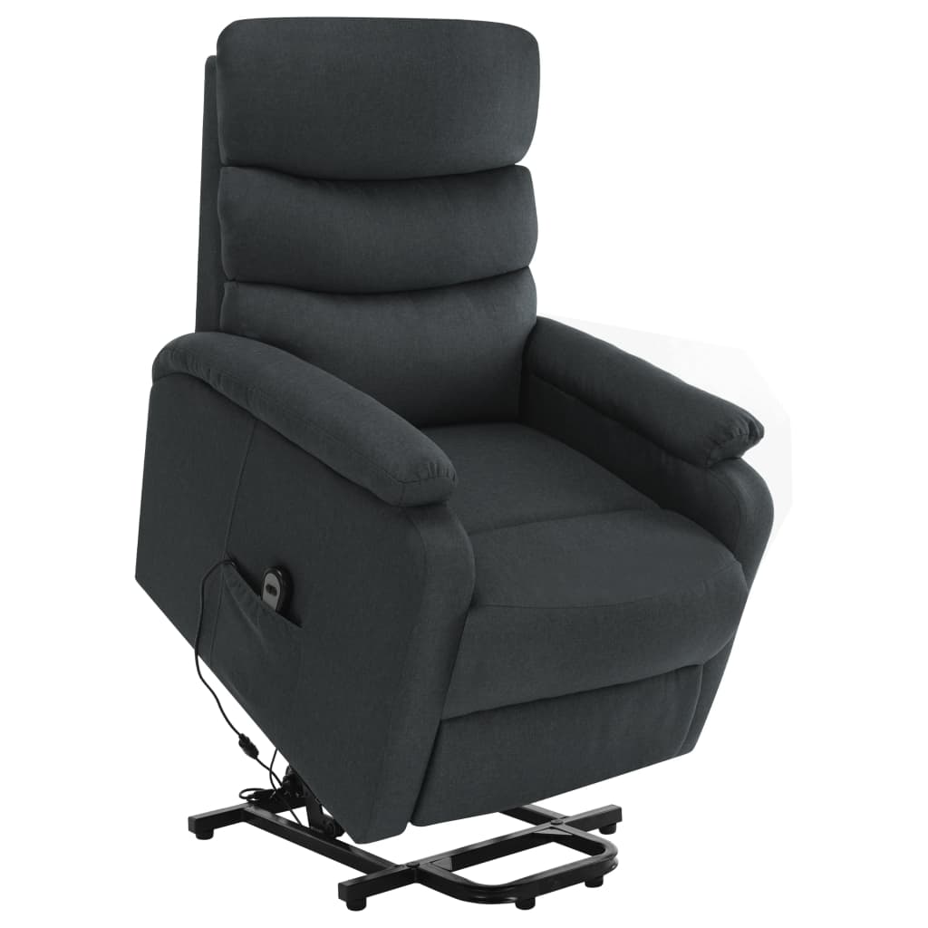 Stand up Massage Chair Dark Grey Fabric