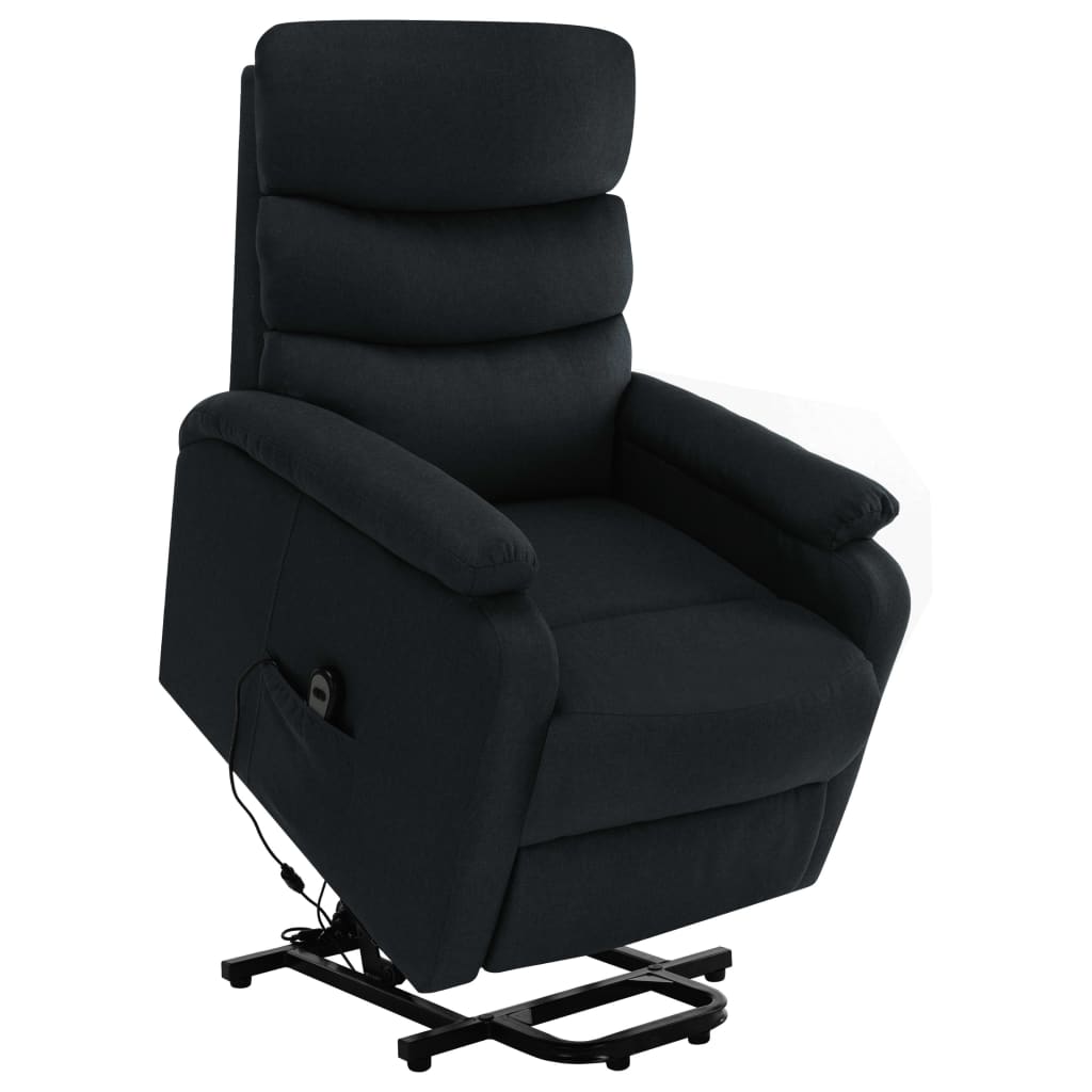 Stand up Massage Chair Black Fabric