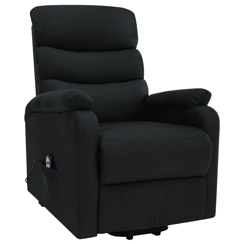 Stand up Massage Chair Black Fabric