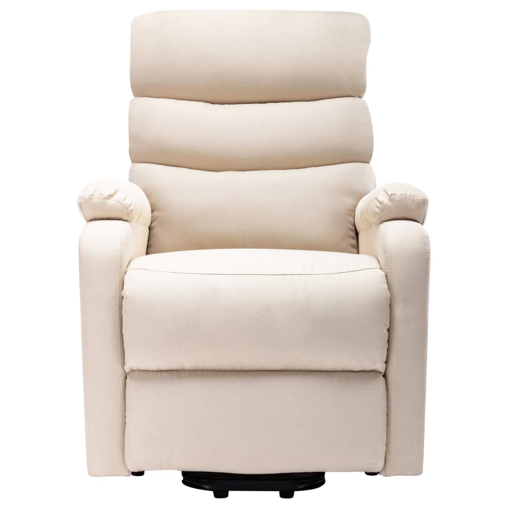 Stand up Massage Chair Cream Fabric
