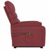 Stand up Massage Chair Wine Red Faux Leather