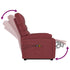 Stand up Massage Chair Wine Red Faux Leather