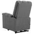 Stand up Massage Chair Light Grey Fabric