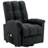 Stand up Massage Chair Dark Grey Fabric