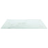 Table Top White 50x50 cm 6 mm Tempered Glass with Marble Design