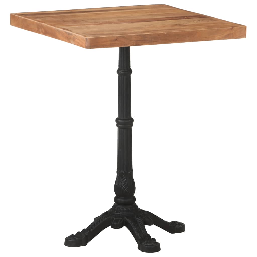 Bistro Table 60x60x76 cm Solid Acacia Wood