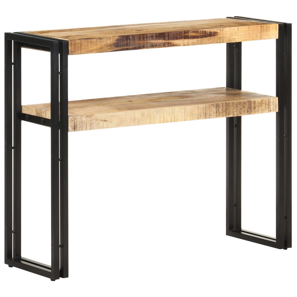 Console Table 90x30x75 cm Rough Mango Wood