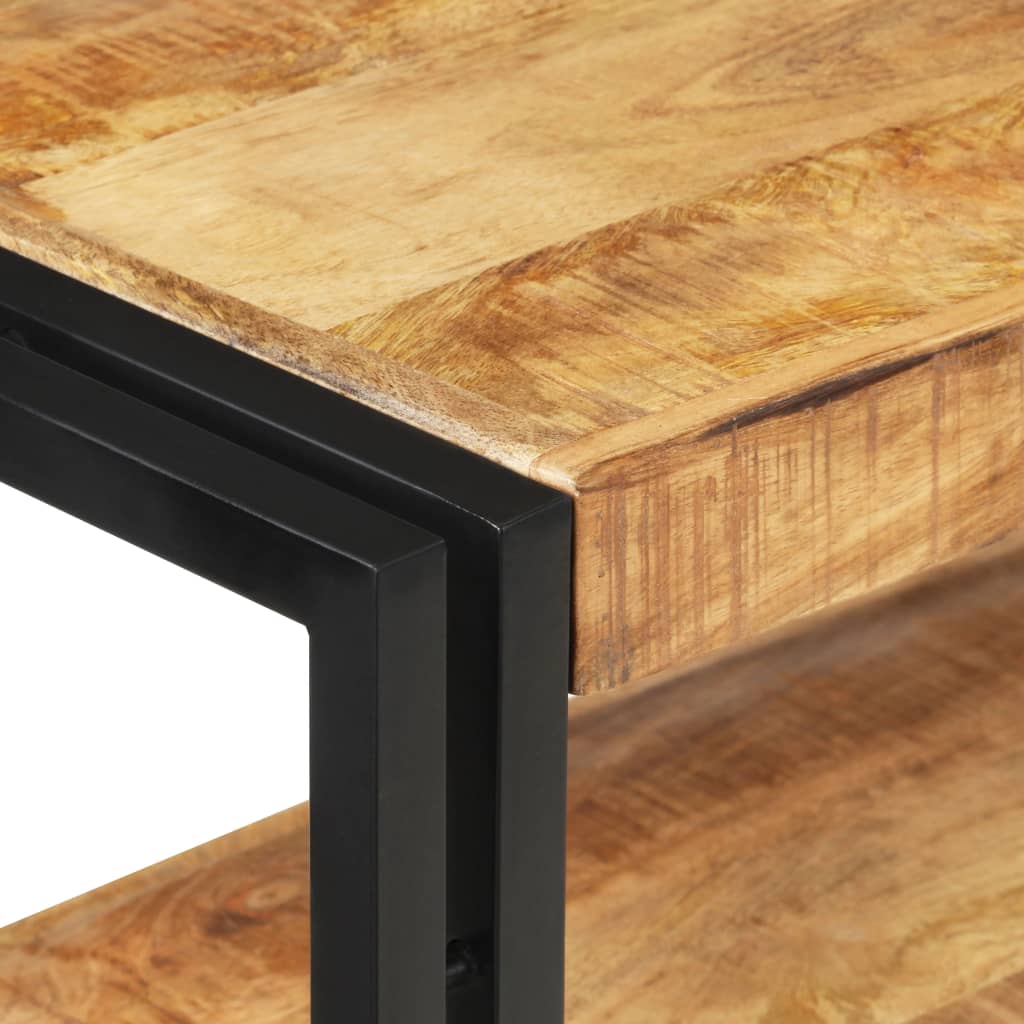 Console Table 90x30x75 cm Rough Mango Wood