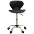 Salon Spa Stool Black Faux Leather