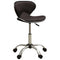 Salon Spa Stool Brown Faux Leather