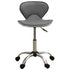 Salon Spa Stool Grey Faux Leather