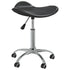 Salon Spa Stool Black Faux Leather