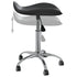 Salon Spa Stool Black Faux Leather