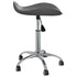 Salon Spa Stool Grey Faux Leather