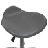 Salon Spa Stool Grey Faux Leather