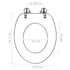 WC Toilet Seats with Lid 2 pcs MDF Beach Design