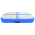 Inflatable Gymnastics Mat with Pump 60x100x10 cm PVC Blue