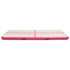 Inflatable Gymnastics Mat with Pump 300x100x15 cm PVC Pink