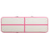 Inflatable Gymnastics Mat with Pump 400x100x20 cm PVC Pink