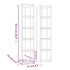 CD Cabinets 2 pcs White 21x16x93.5 cm Engineered Wood