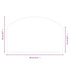 Fireplace Glass Plate 80x50 cm